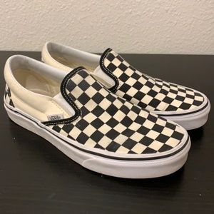 Vans Black and White Checkered Sneakers